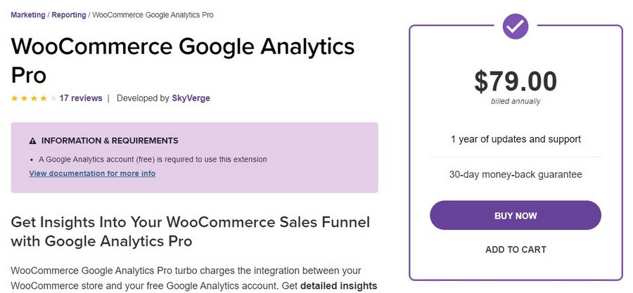 WooCommerce Google Analytics Integration Made Easy With the Right Plugin WooCommerce Google Analytics Pro plugin