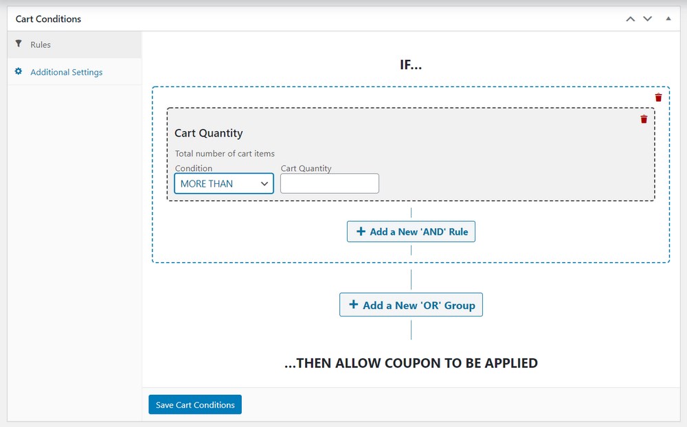 Use WooCommerce Bogo Coupons To Drive More Sales + Plugins To Help WooCommerce cart conditions 2