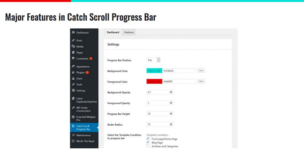Add a WordPress Reading Progress Bar – Complete Guide + 4 Plugins To Help catch scroll progress bar plugin