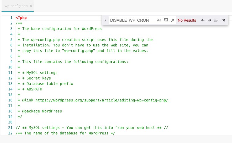 How To Fix WordPress Missed Schedule Post Error (4 Methods) edit wp config file for wp-cron