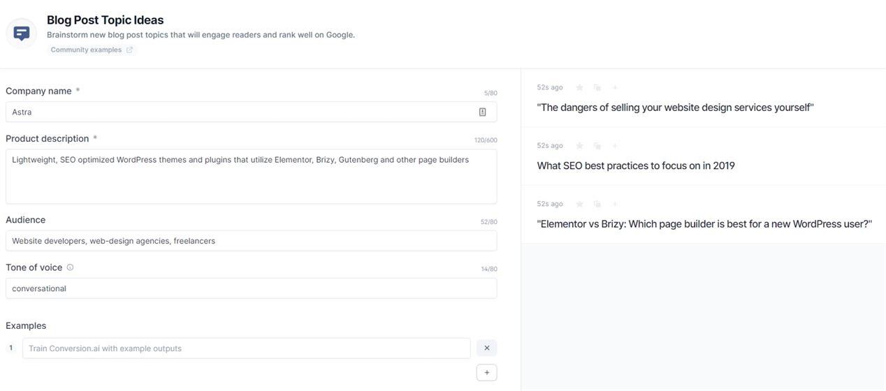 Jasper Review - Can Software Write Better Than You? Blog Topic Ideas template example