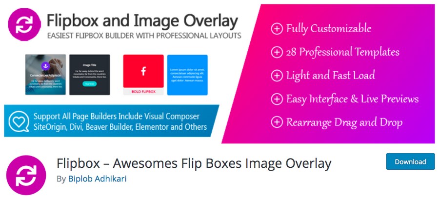 3 Easy Ways To Create a WordPress Flipbox + 3 Plugins To Help Flipbox awesomes flip boxes WordPress plugin