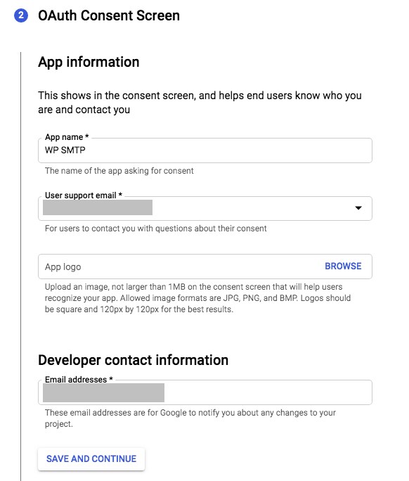 How To Set Up Gmail SMTP in WordPress To Send Emails – 2 Ways Gmail API OAuth consent screen