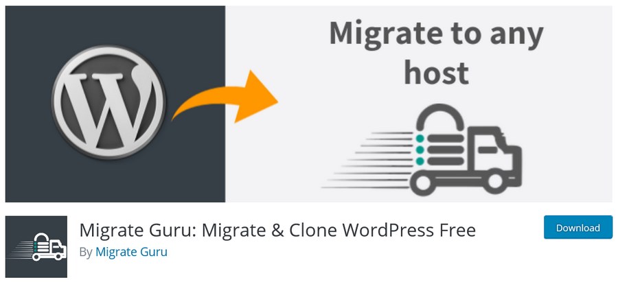 13 Best WordPress Migration Plugins - Free and Paid Options Migrate Guru Migrate Clone WordPress plugin