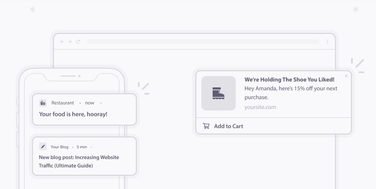 Web Push Notifications: What Are They and How Do You Use Them? + 11 Tools To Use Notification example