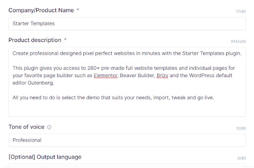 Jasper Review - Can Software Write Better Than You? PAS Template example