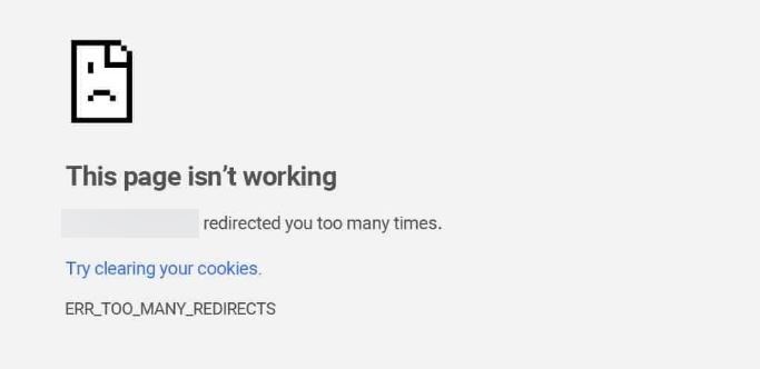 9 Easy Ways To Fix WordPress Too Many Redirects Errors Redirected too many times error