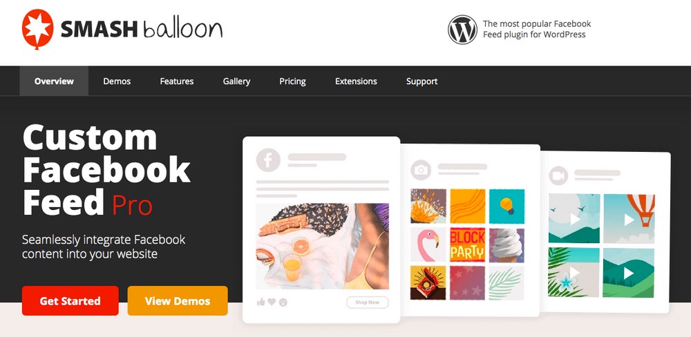 How To Embed Facebook Timelines in WordPress (With and Without Plugin) SmashBalloon custom facebook feed pro plugin
