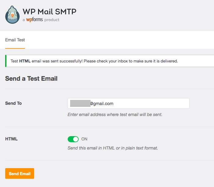 How To Set Up Gmail SMTP in WordPress To Send Emails – 2 Ways WP mail SMTP test email 2