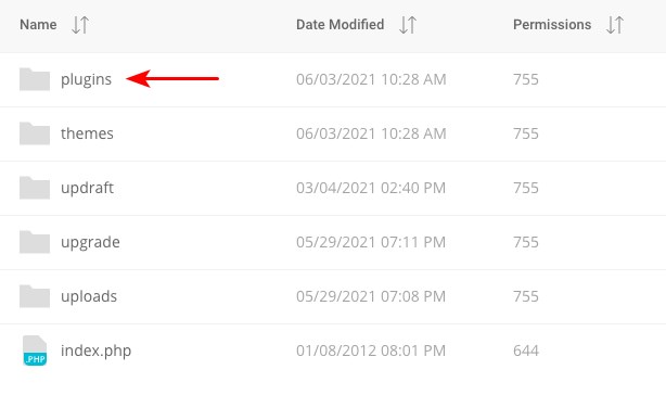 Error Establishing a Database Connection? 7 Ways To Fix It Fast! WordPress plugins folder