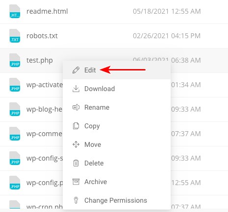 Error Establishing a Database Connection? 7 Ways To Fix It Fast! edit file in file manager