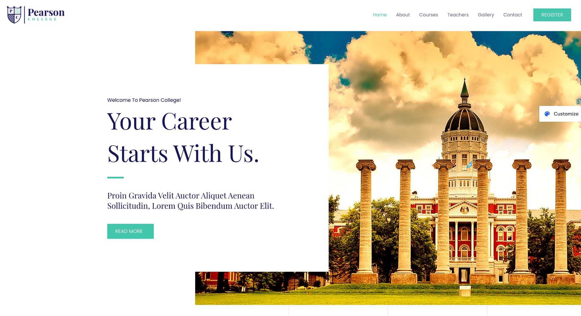 In Good Company: 14 Big Brand WordPress Website Examples pearson college template