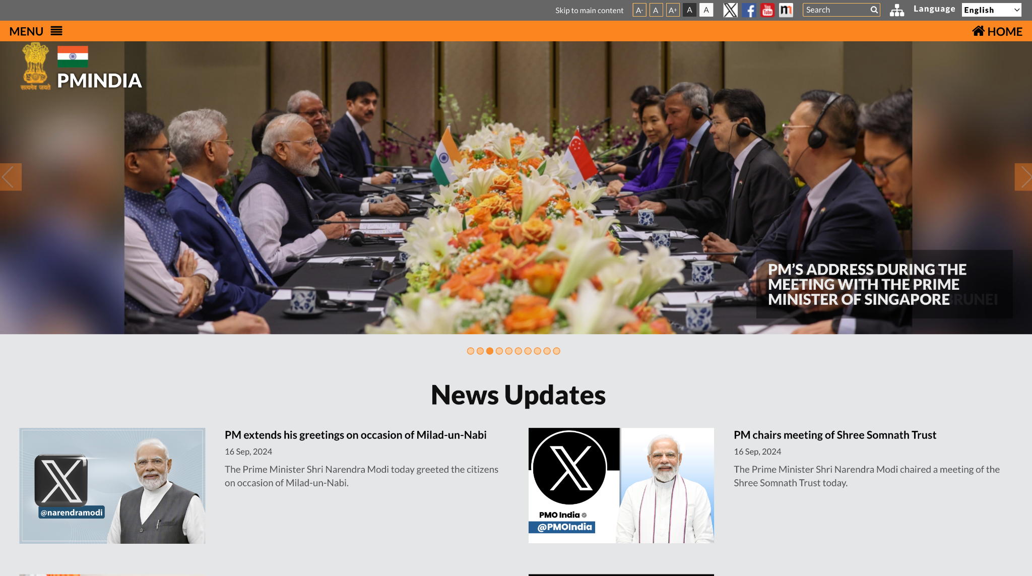In Good Company: 14 Big Brand WordPress Website Examples PMIndia.gov.in