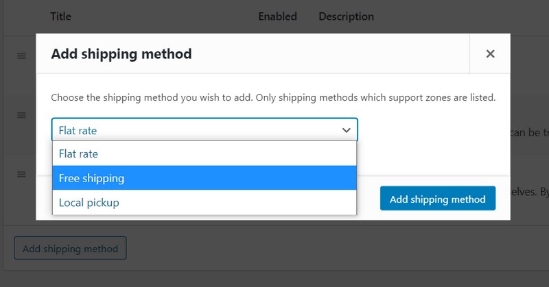 Set Up WooCommerce Shipping Options: Shipping Setup, Methods and Zones Explained Add shipping method WooCommerce