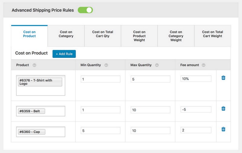 WooCommerce Flat Rate Shipping: All You Need to Know + Setup Guide Advanced shipping price rules