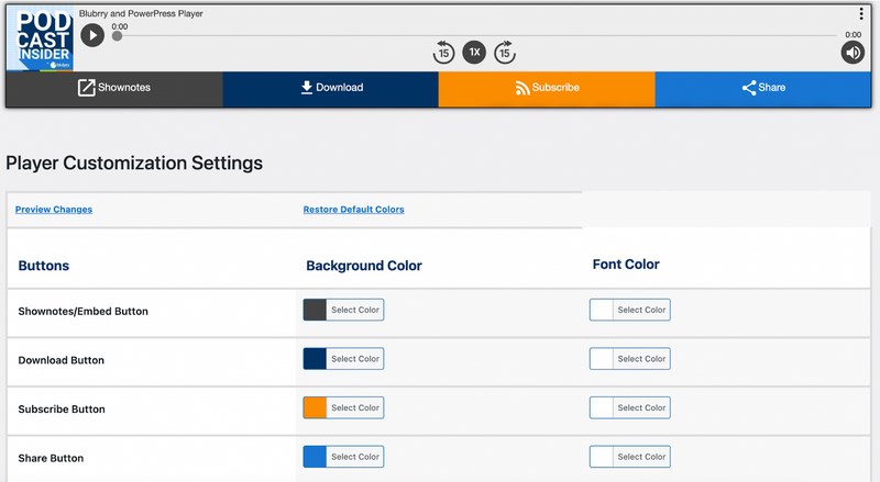 9 Best WordPress Audio Player Plugins for Hosting Music on Your Website Blubrry podcasting settings 3