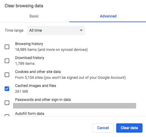 How To Fix DNS_probe_finished_bad_config Errors (9 Simple Ways) Clear browsing data chrome 2