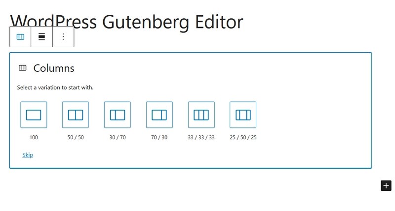 WordPress Block Editor (Gutenberg): Complete Guide for Beginners Columns in WordPress