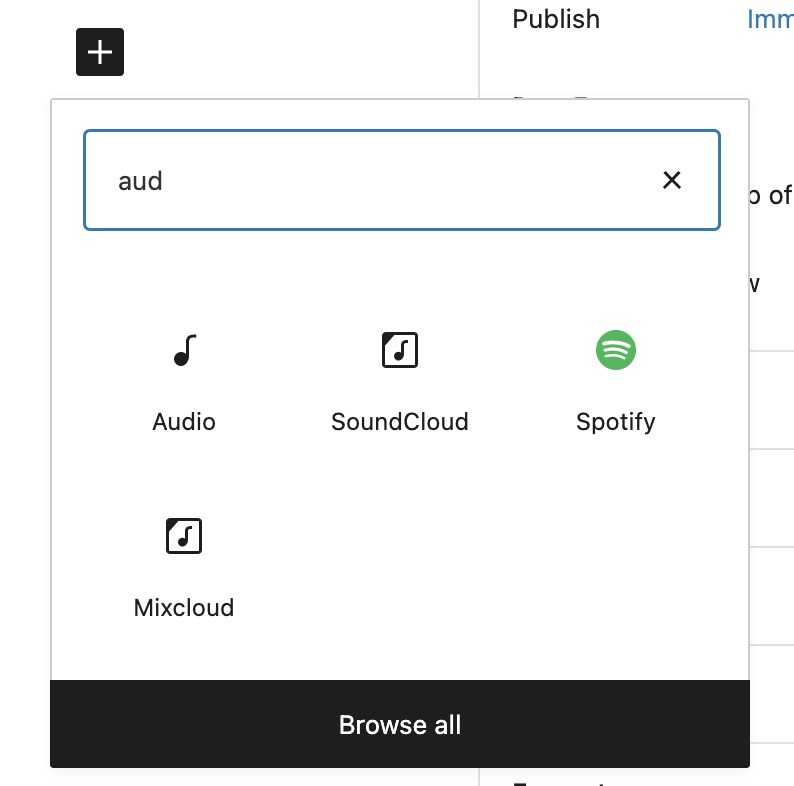 9 Best WordPress Audio Player Plugins for Hosting Music on Your Website Gutenberg Audio block
