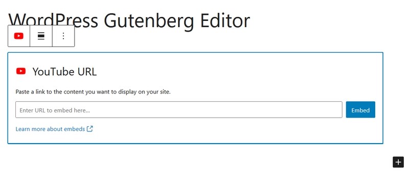 WordPress Block Editor (Gutenberg): Complete Guide for Beginners Gutenberg YouTube block