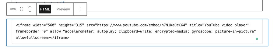 How To Embed Video in WordPress: Complete Beginner’s Guide Insert HTML code in Gutenberg