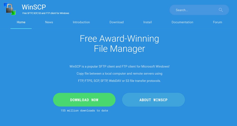 9 Best FTP Clients for Mac and Windows Users - Includes Free and Paid Clients WinSCP homepage