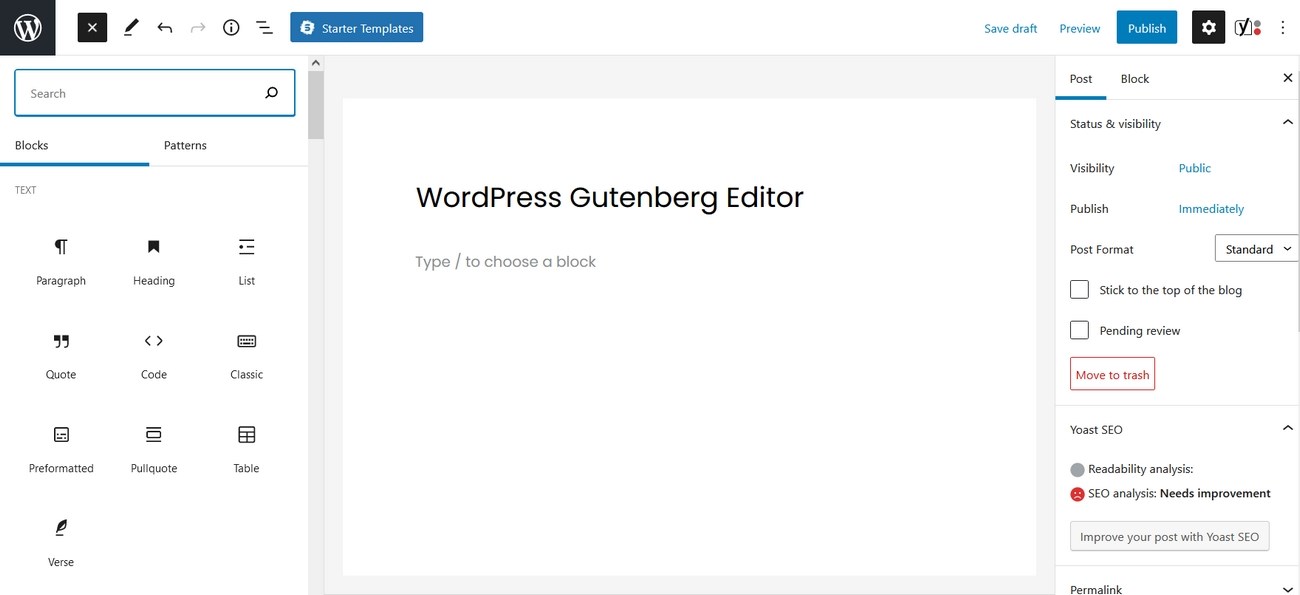 WordPress Block Editor (Gutenberg): Complete Guide for Beginners WordPress Gutenberg editor