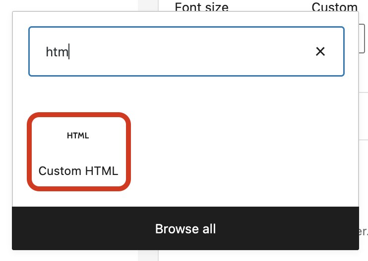 How To Embed Video in WordPress: Complete Beginner’s Guide WordPress HTML block