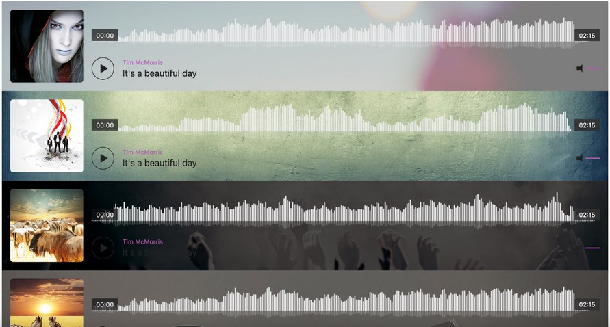 9 Best WordPress Audio Player Plugins for Hosting Music on Your Website ZoomSounds front end results