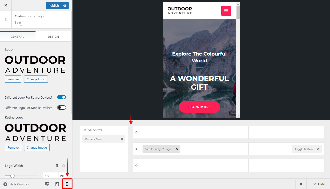 FAQs - Astra Header/Footer Builder - Existing Customers Header Footer Builder, Mobile View