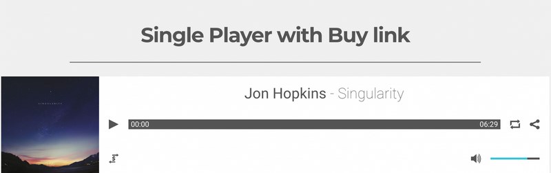 9 Best WordPress Audio Player Plugins for Hosting Music on Your Website tPlayer front end results
