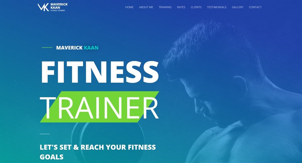 280+ Elementor Templates for Every Niche (Free + Premium) Astra's Fitness Trainer demo