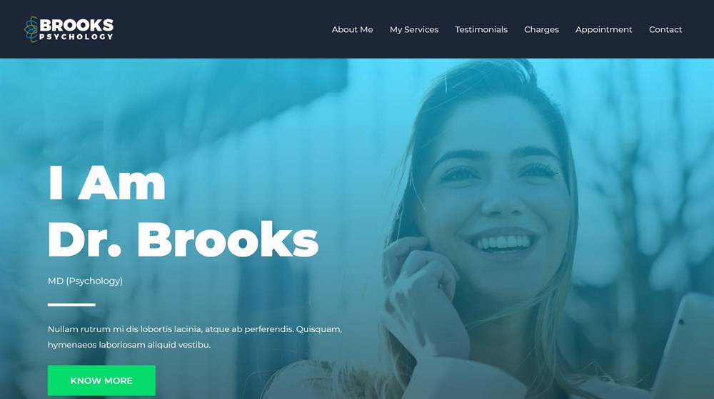 280+ Elementor Templates for Every Niche (Free + Premium) Astra's template Psychiatrist