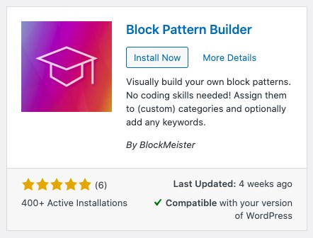 WordPress Block Patterns: The Complete Beginner’s Guide Block pattern builder WordPress plugin