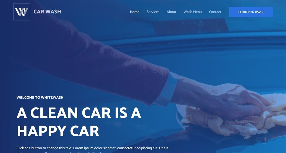 280+ Elementor Templates for Every Niche (Free + Premium) Car Wash demo site