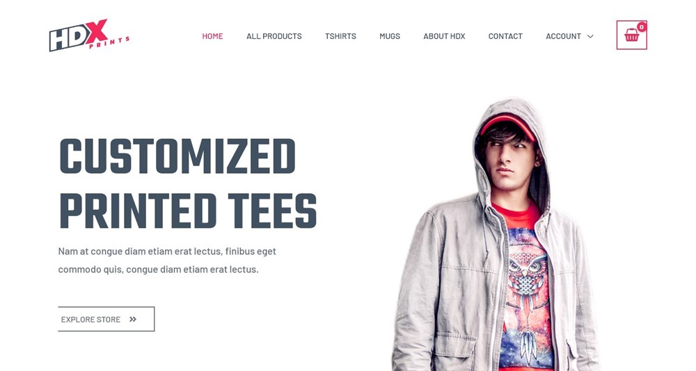 280+ Elementor Templates for Every Niche (Free + Premium) Custom Printing Pro WooCommerce template for Elementor