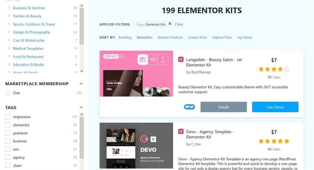 280+ Elementor Templates for Every Niche (Free + Premium) Elementor Kits TemplateMonster
