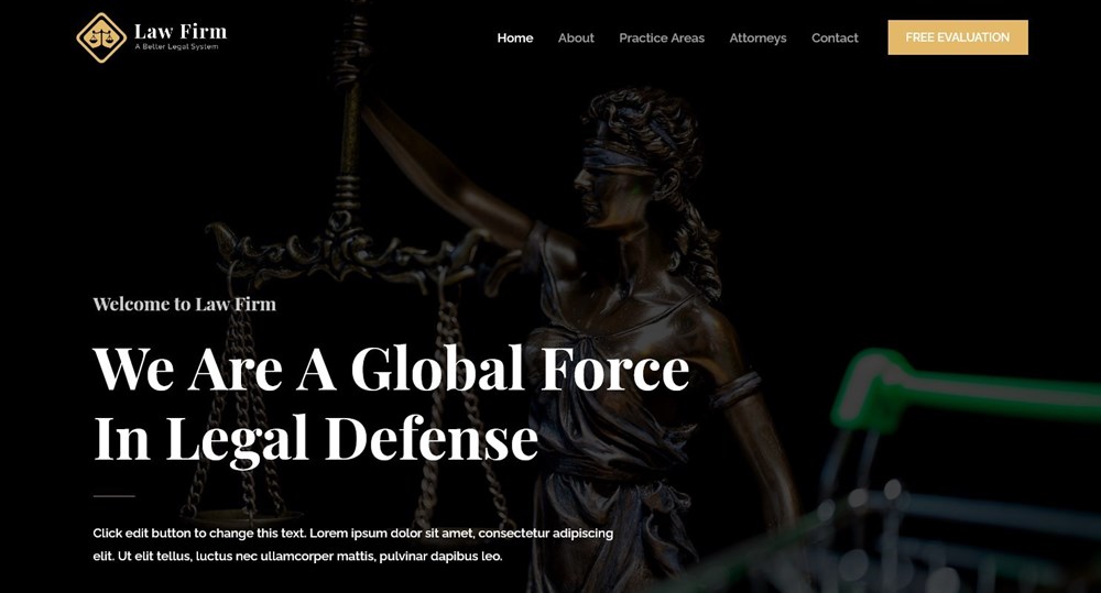 280+ Elementor Templates for Every Niche (Free + Premium) Law Firm demo site