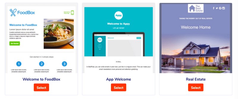 23 Best Email Autoresponders for Marketing Automation (Free and Paid Software) MailPoet theme selection