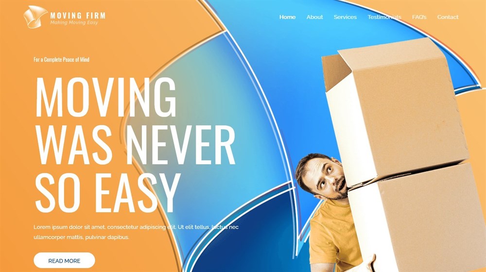 280+ Elementor Templates for Every Niche (Free + Premium) Moving Services demo