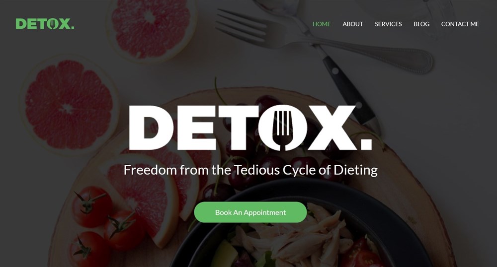 280+ Elementor Templates for Every Niche (Free + Premium) Personal Dietitian template