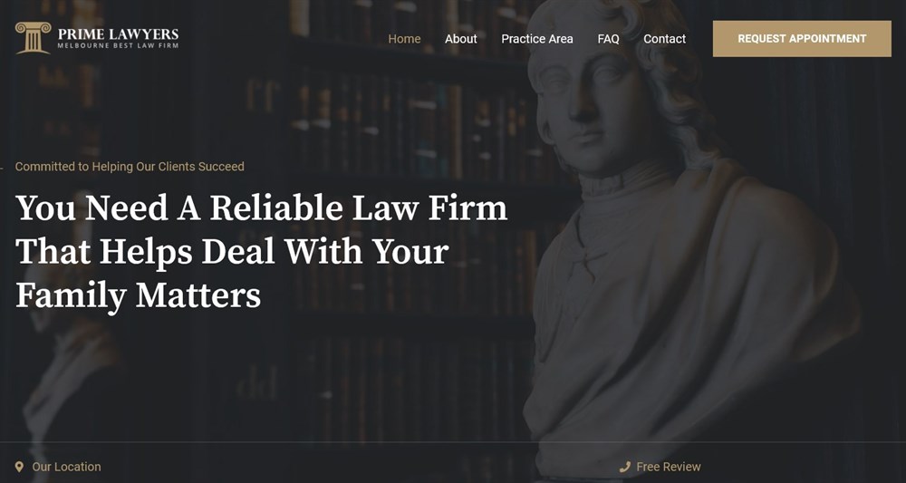 280+ Elementor Templates for Every Niche (Free + Premium) Prime Lawyers demo site