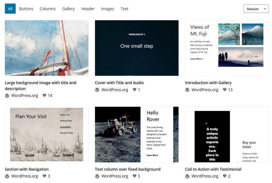 WordPress Block Patterns: The Complete Beginner’s Guide WordPress block pattern directory