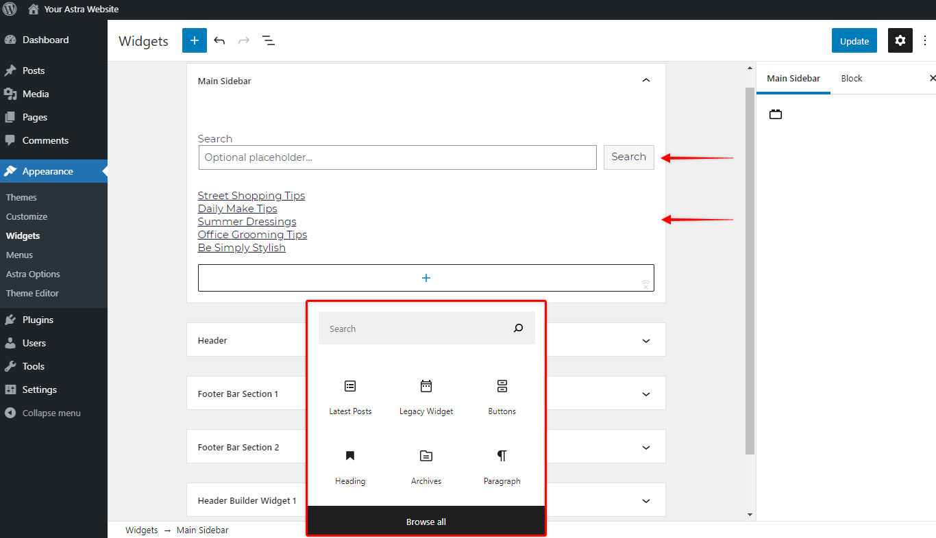 How To Disable the Block Editor Support for Widgets Block Editor Support for Widgets