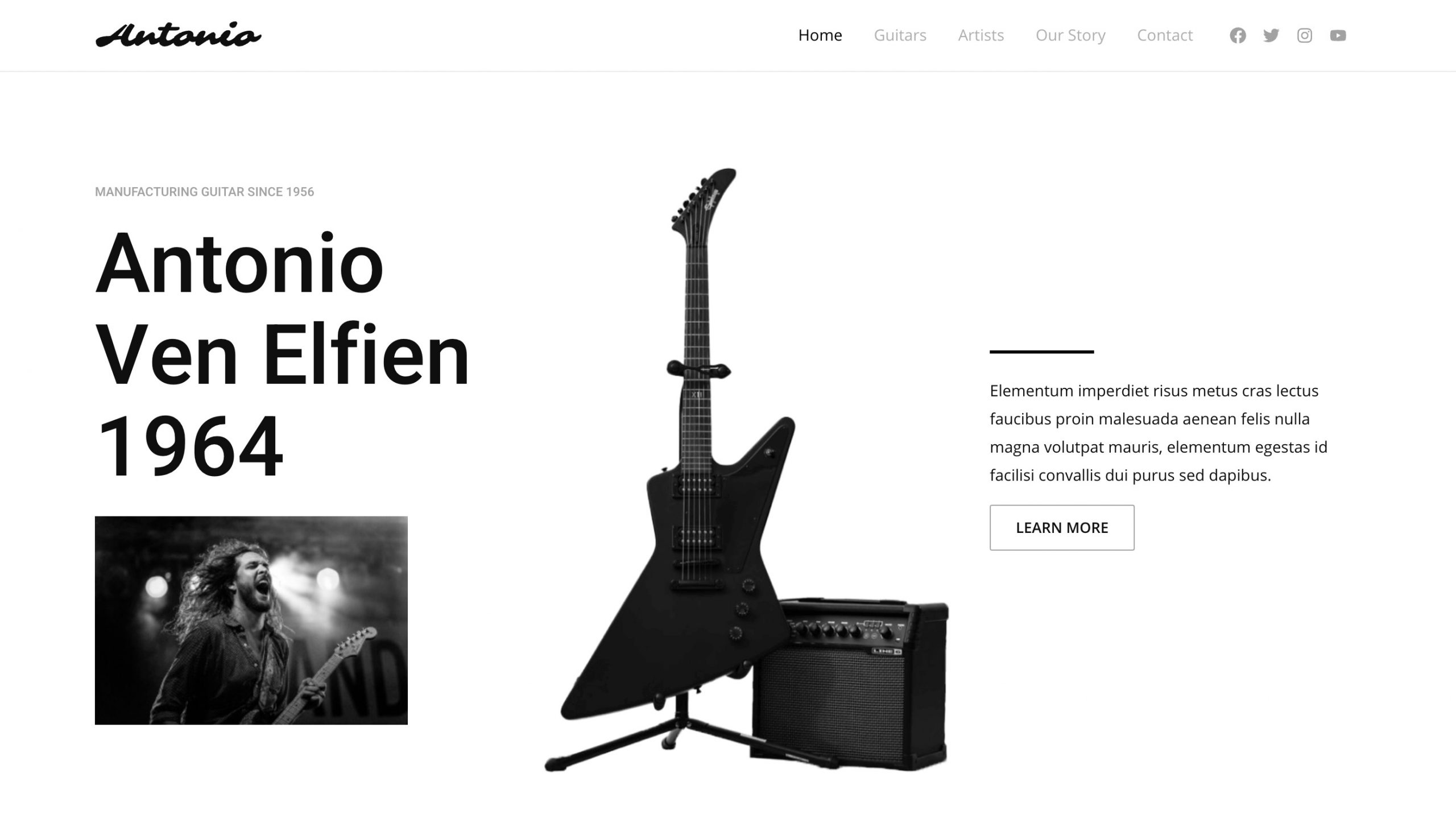 Awesome New Gutenberg Templates for Lawyers and Musical Instrument Dealers Gutenberg Templates - Musical Instruments