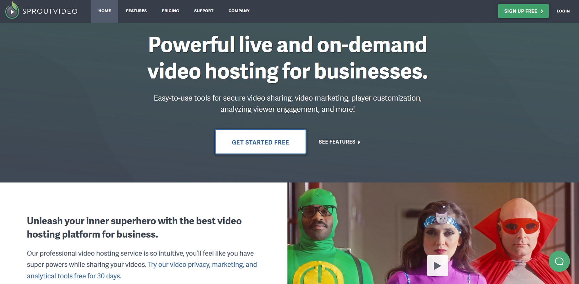 14 Video Hosting Platform Options Compared: Our Expert Picks sprout video platform image