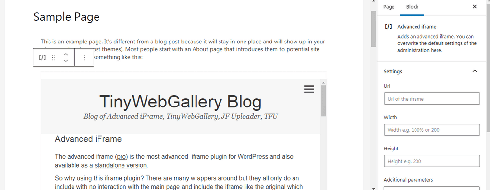 How To Embed Iframes in WordPress Site (Manually and With Plugins) Advanced iFrame gutenberg block