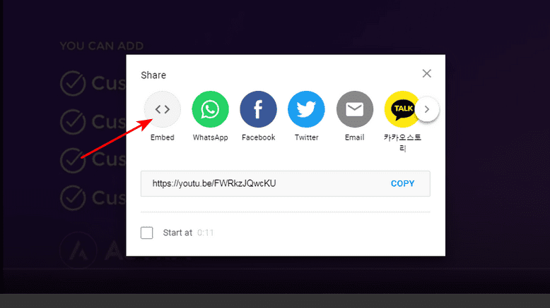How To Embed Iframes in WordPress Site (Manually and With Plugins) Youtube video share options
