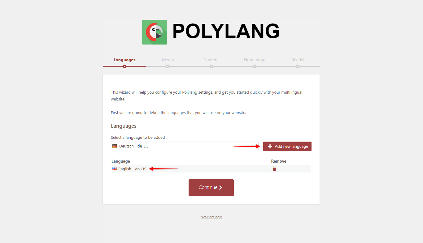 How to Turn Astra Website Multilingual with Polylang? Polylang Setup Wizard
