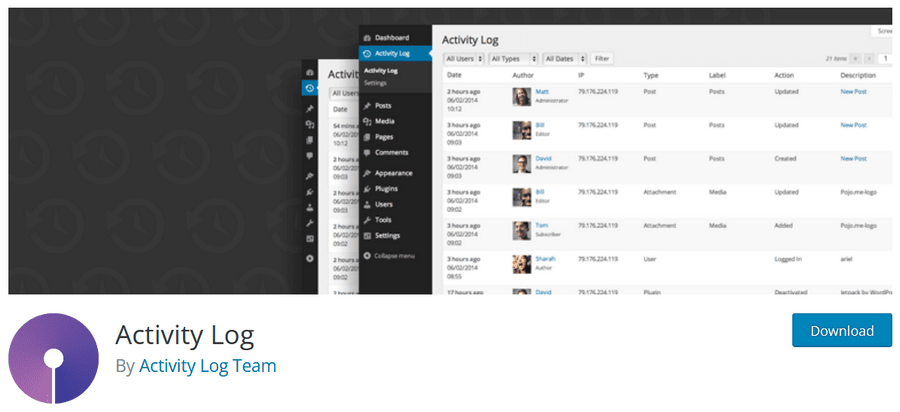What Is the WordPress Activity Log and Why Should You Use It? Activity log WordPress plugin